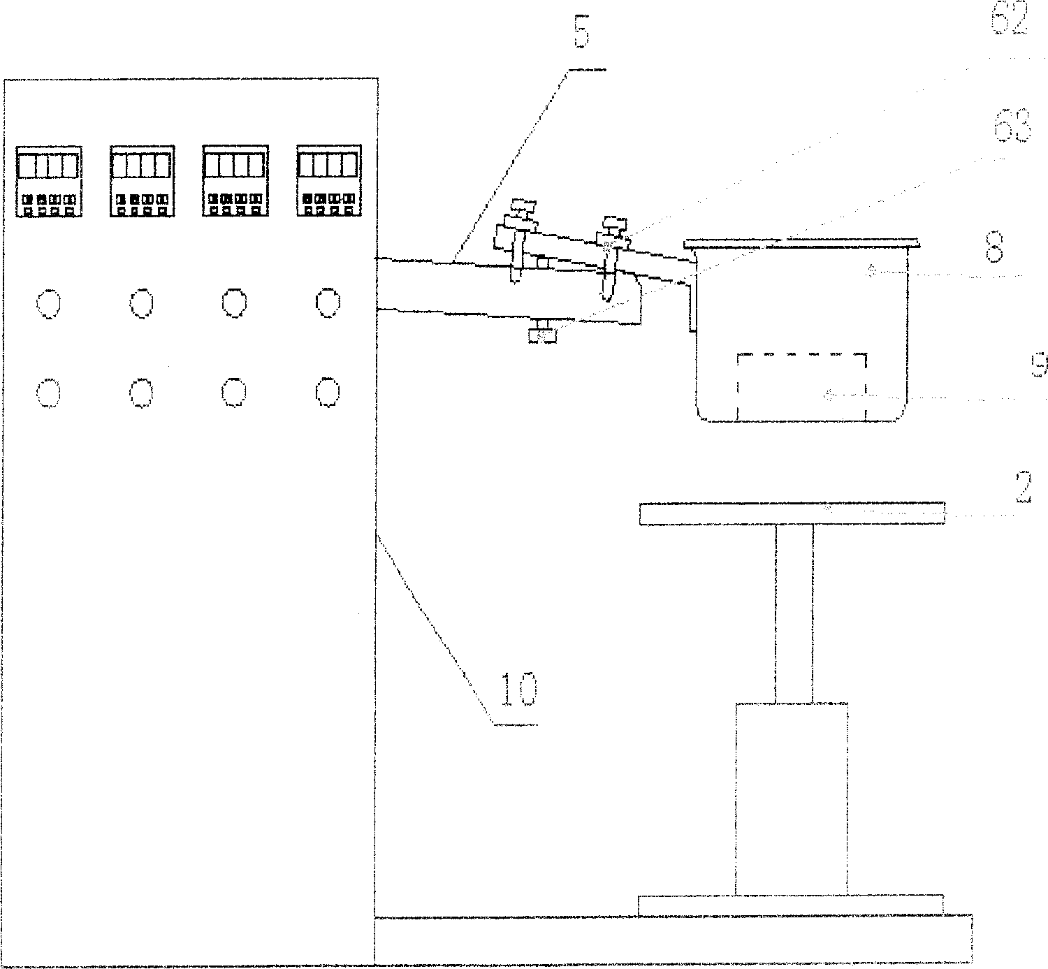 Utensil fatigue test equipment