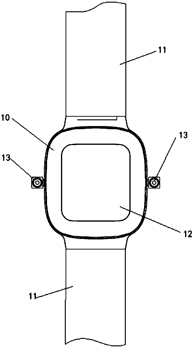 Smart watch with functions of plugging, unplugging and rotating cameras