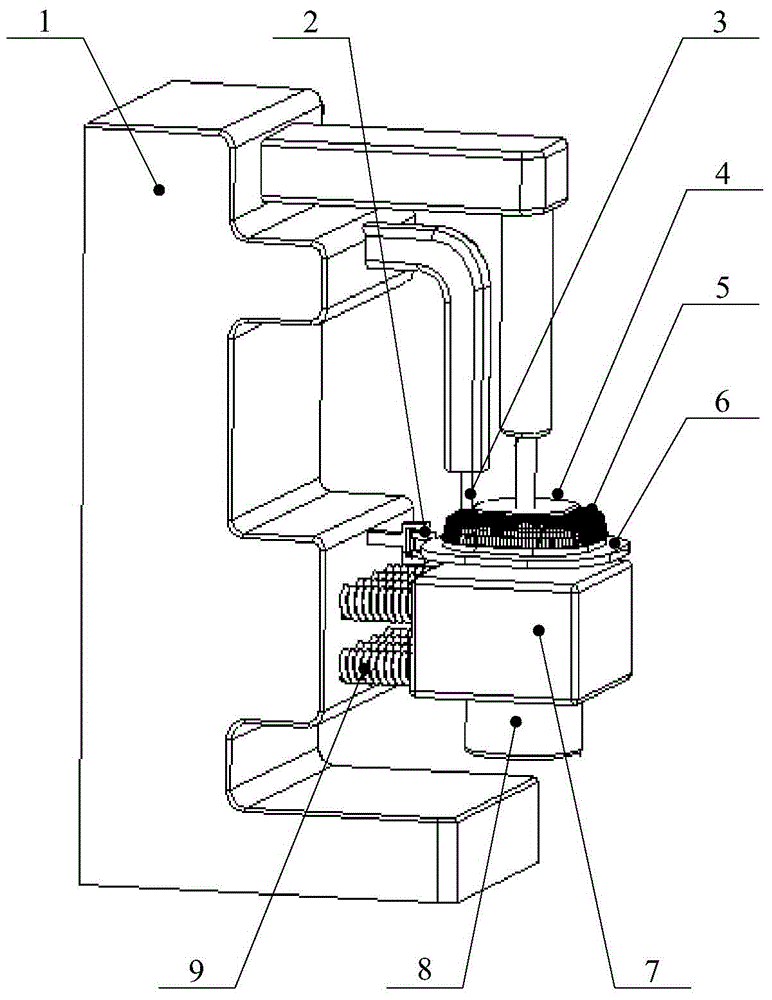 Welding method and device for square net cover of electric fan