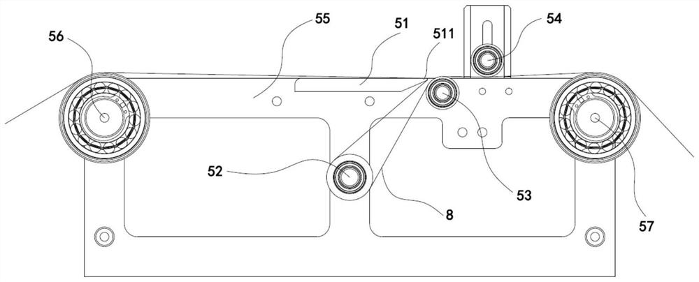 Label moving equipment