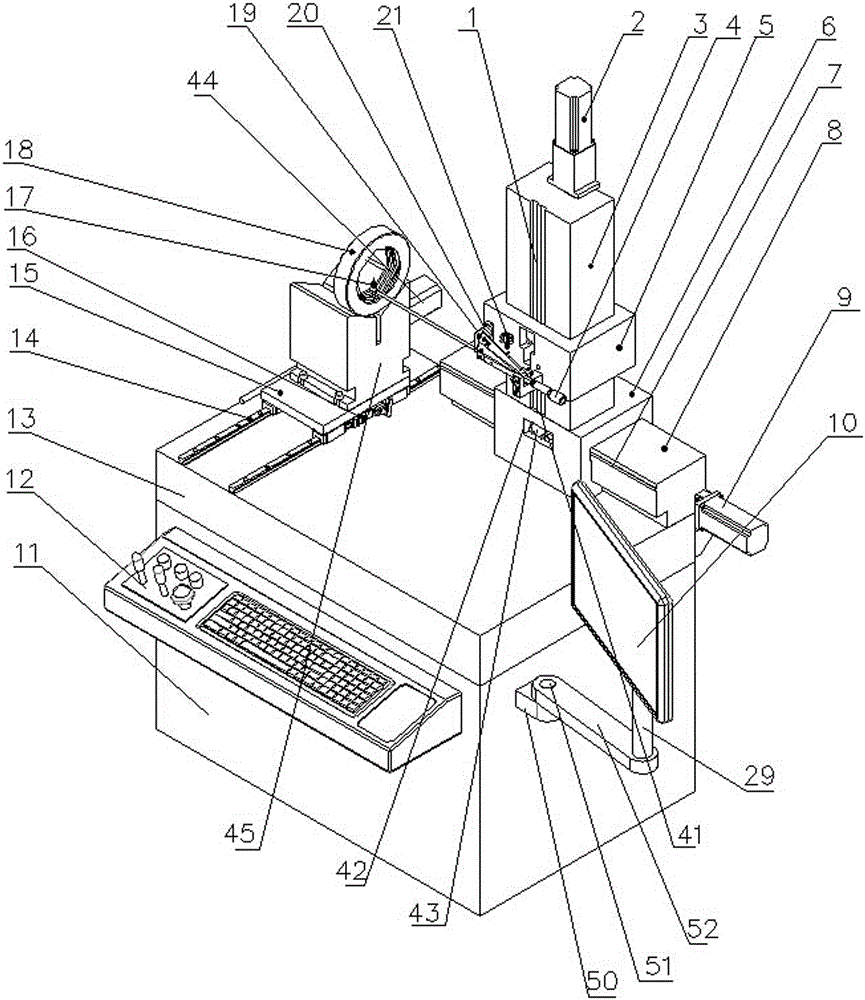 Novel semi-automatic screw gauge integrated measuring instrument