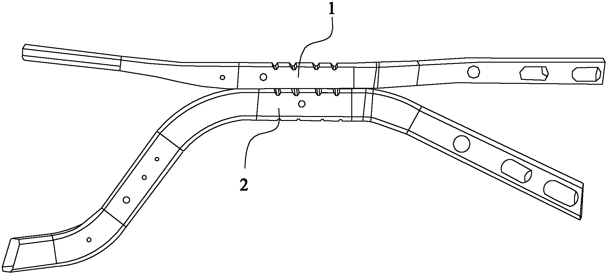 Vehicle front fingerboard and forming method thereof