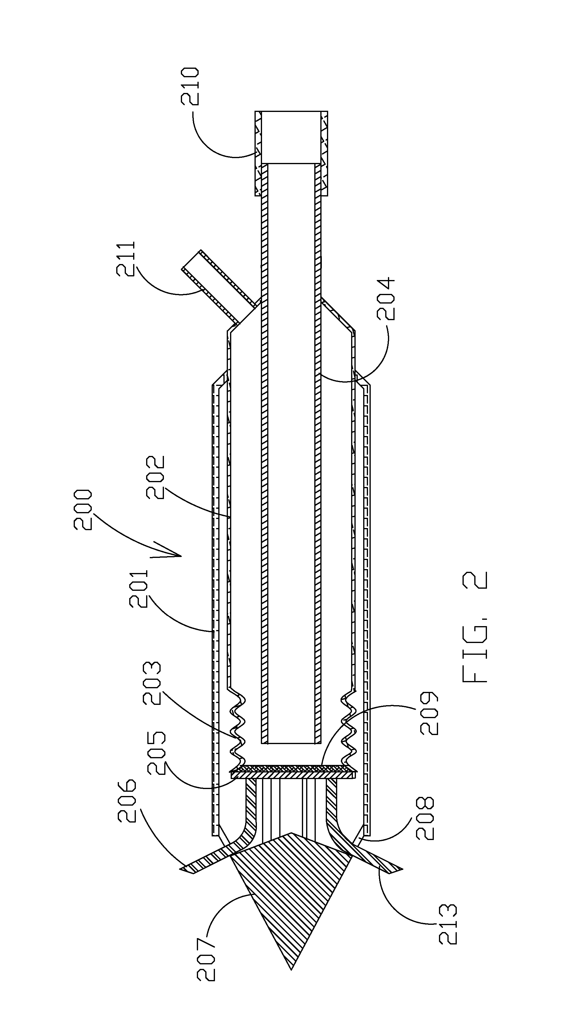 Cryogenic Probe for Treating Enlarged Volume of Tissue