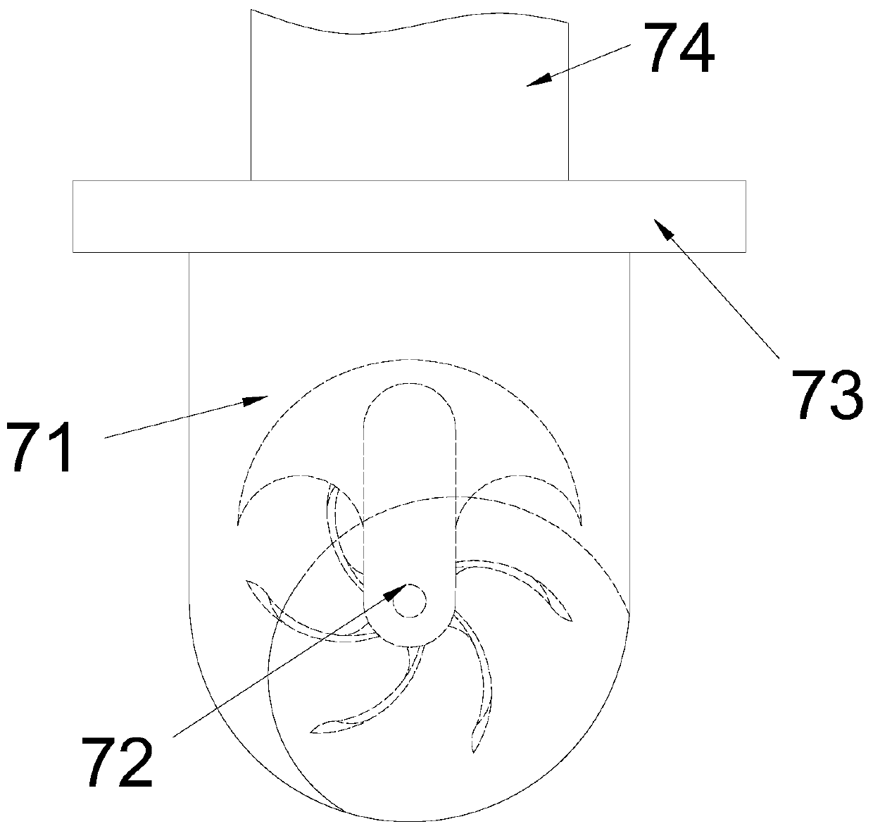 Riverway sludge removing device