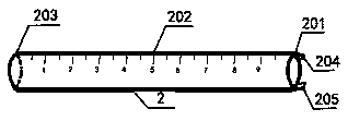 Disposable visualized brain puncture guidance device