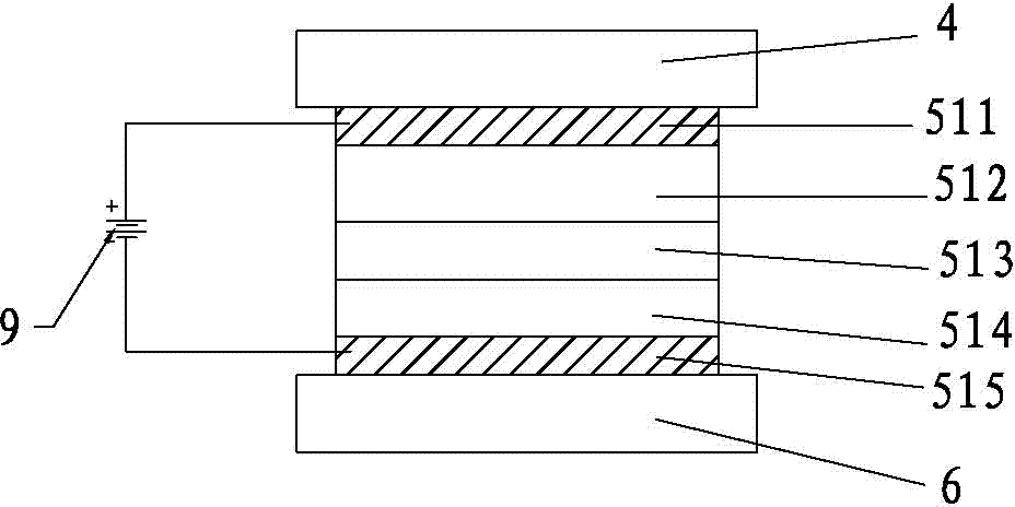 Electrochromic privacy film and preparation method thereof
