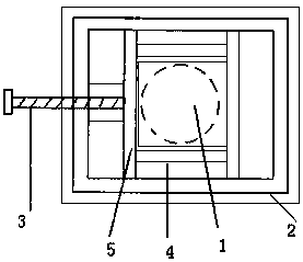 Heavy metal ion beam cutting machining instrument