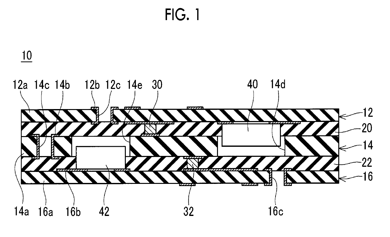 Laminated substrate and method of manufacturing laminated substrate