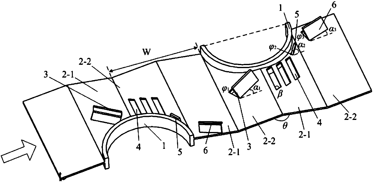 A corrugated fin heat exchange structure and design method for mine air cooler