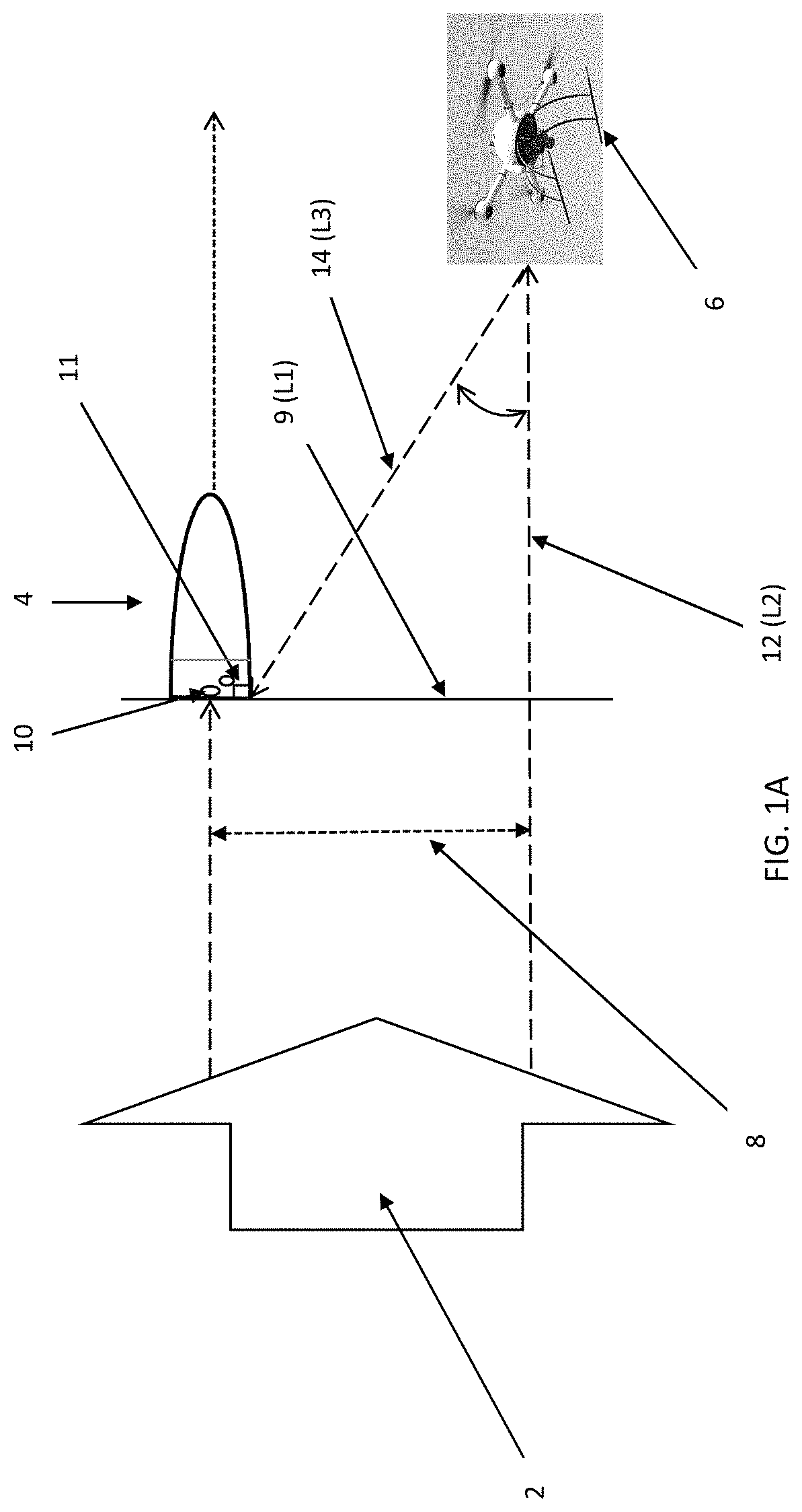 Deployable, forward looking range sensor for command detonation