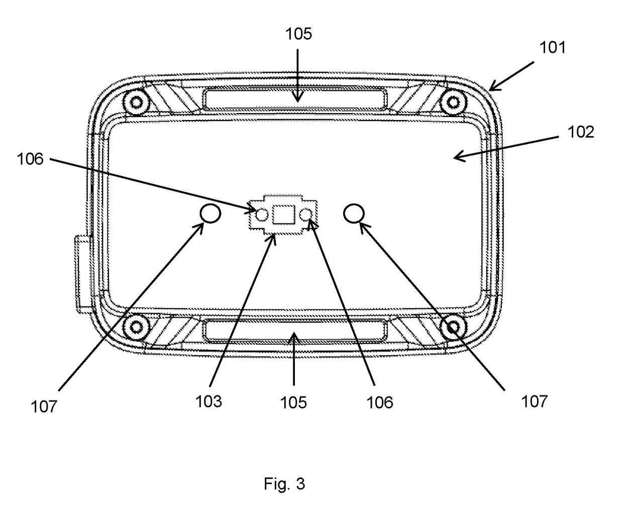 Photoplethysmographic device for measuring a heart rhythm