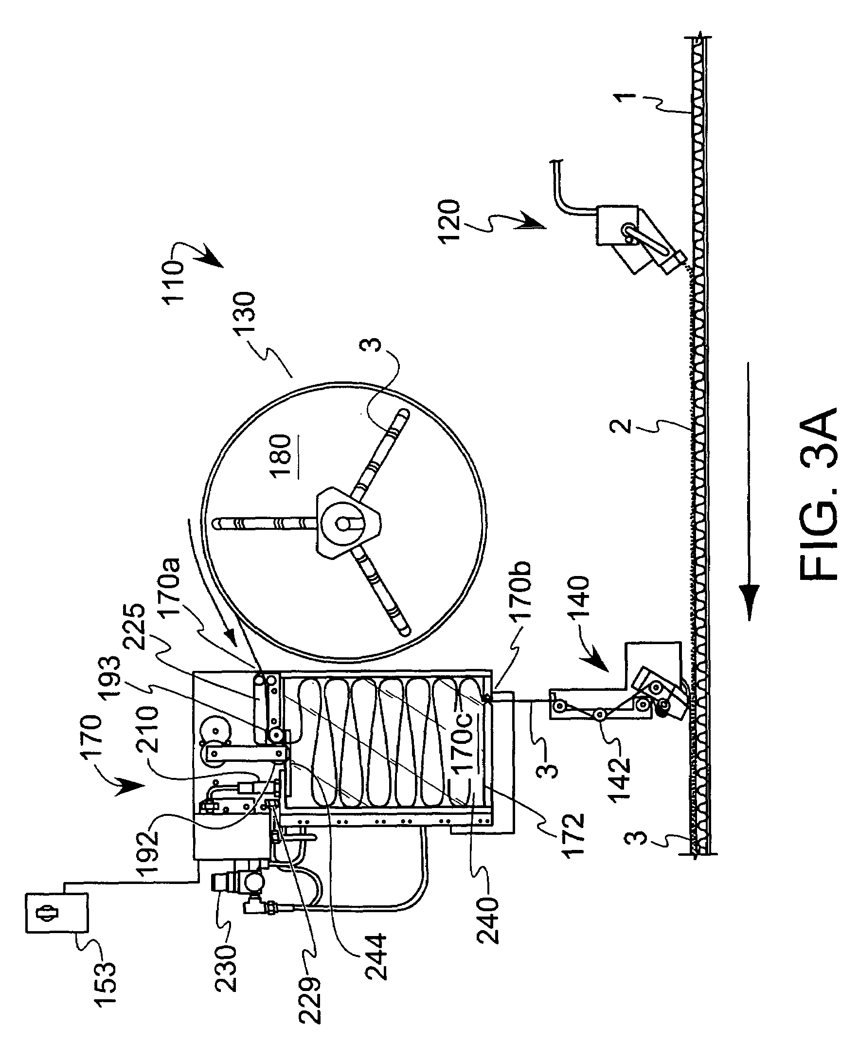 Release liner staging unit and system incorporating same