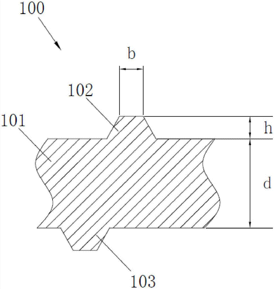 Reinforcing steel bar suitable for concrete