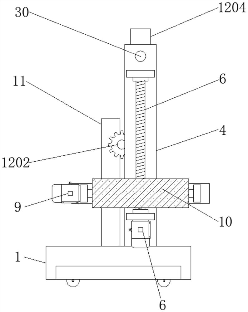 A large-scale industrial air-conditioning shell dust cleaning device