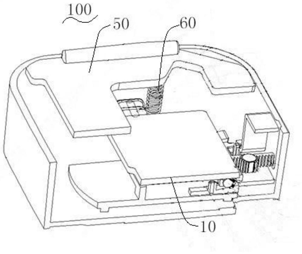 Sensor circuit board rotation assembly and camera with the assembly