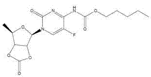 2',3'-O-carbonyl-5'-deoxy-5-fluoro-N4-[(pentyloxy)carbonyl]cytidine synthesis method