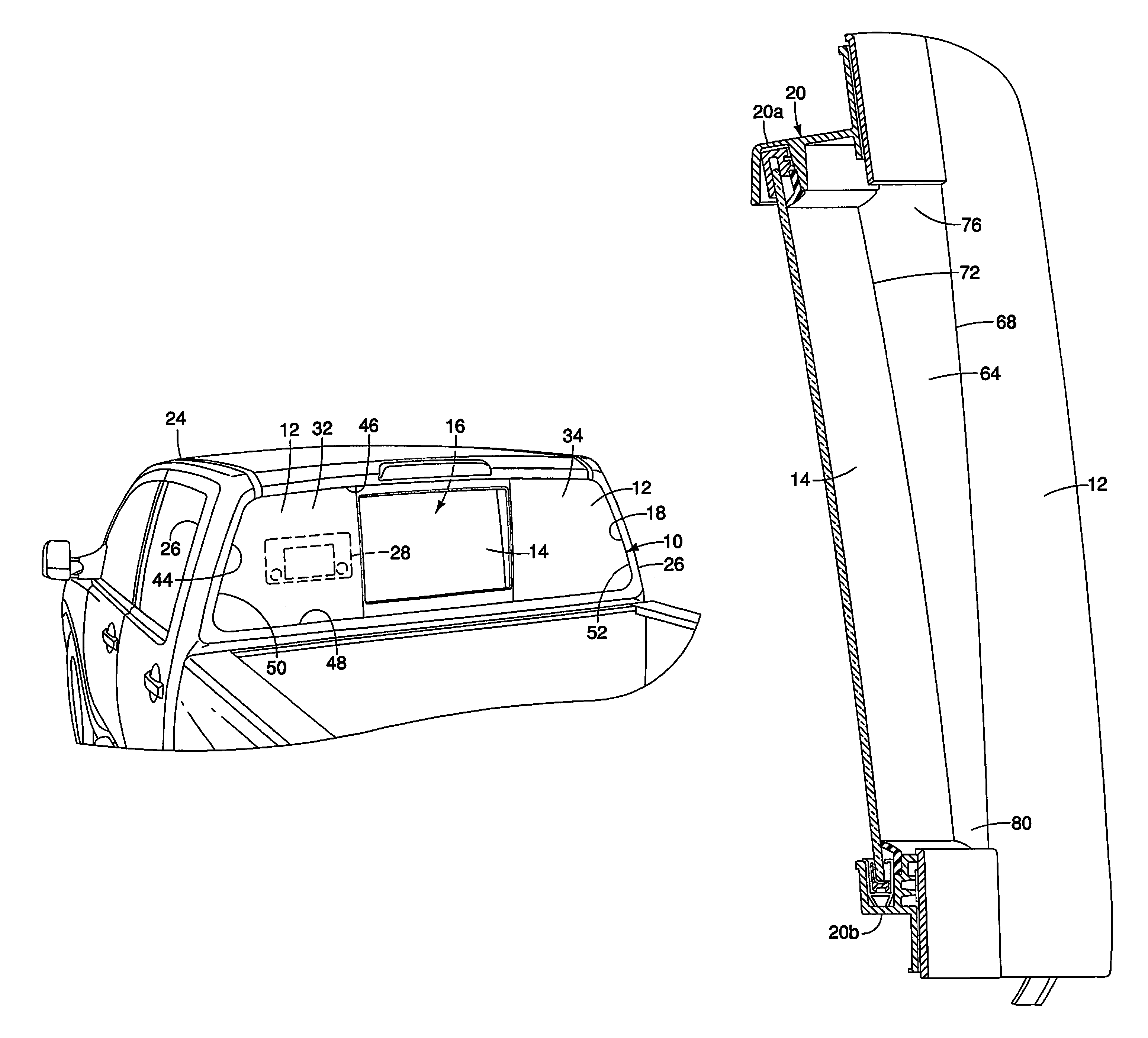 Vehicle window assembly