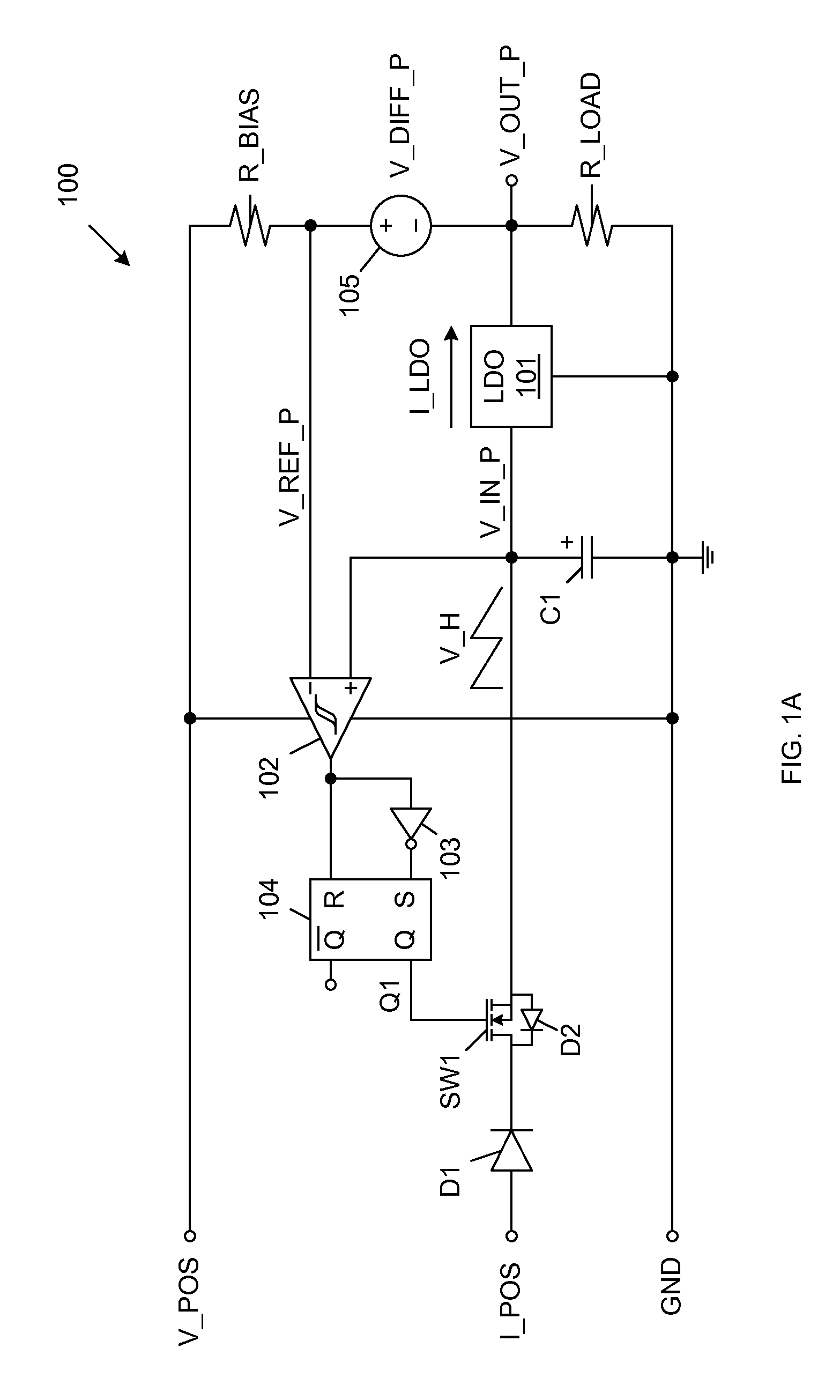 Autonomous controlled headroom low dropout regulator for single inductor multiple output power supply