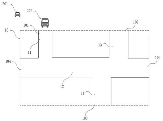 Intelligent management system for traffic participants in traffic control area