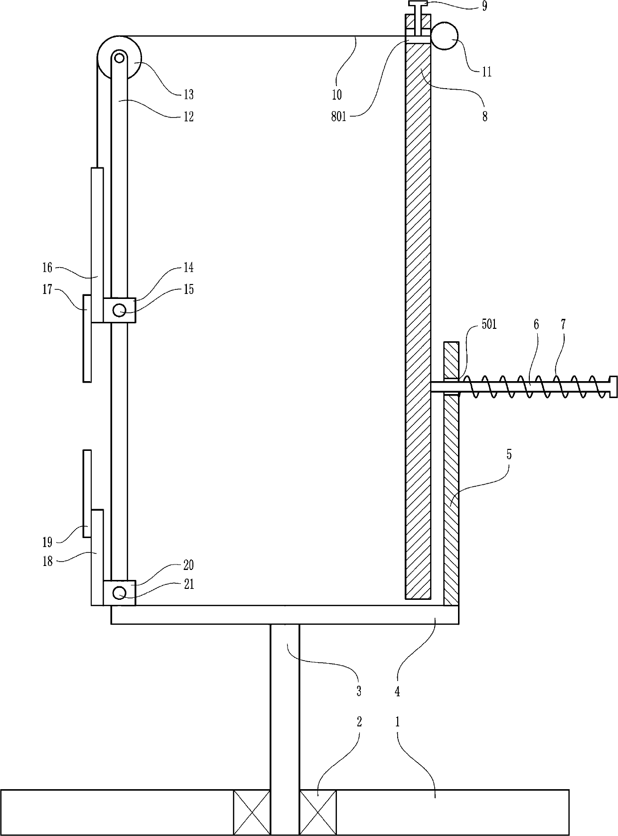 A blood drawing assistant chair for medical pediatrics