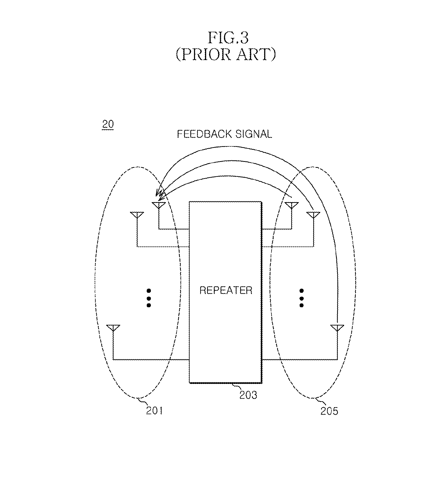 MIMO repeater system and method for canceling feedback interference using the same