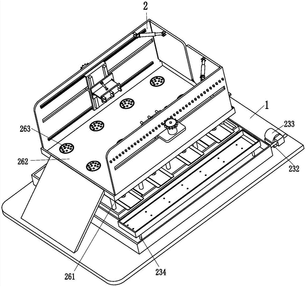 Raw pork processing machine