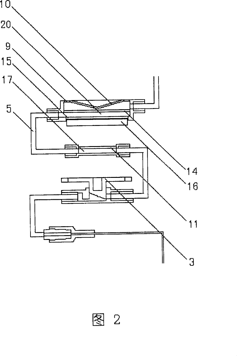 The position and the sequence of versatile exhausting box and flow governor on the transfusional device