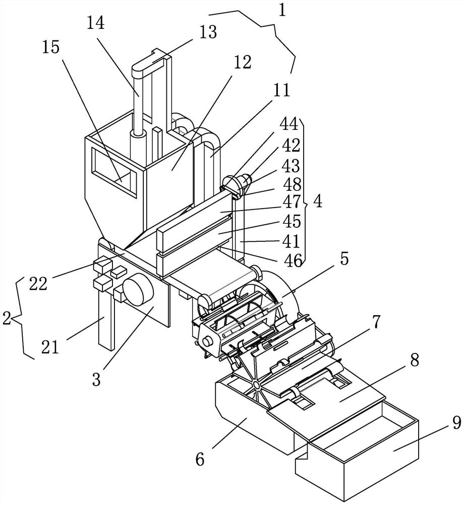 A fried food production device