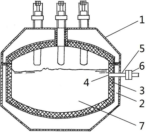 Method for improving smelting quality of casting refractory material