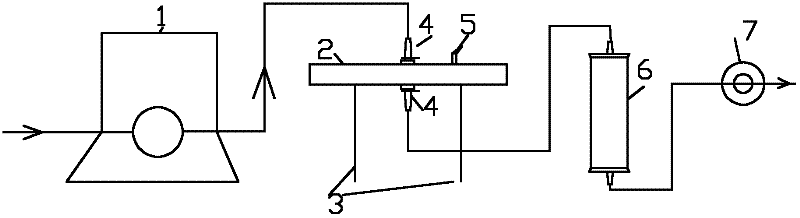 Sampling device for large-volume water sample of semi-volatile organic compounds