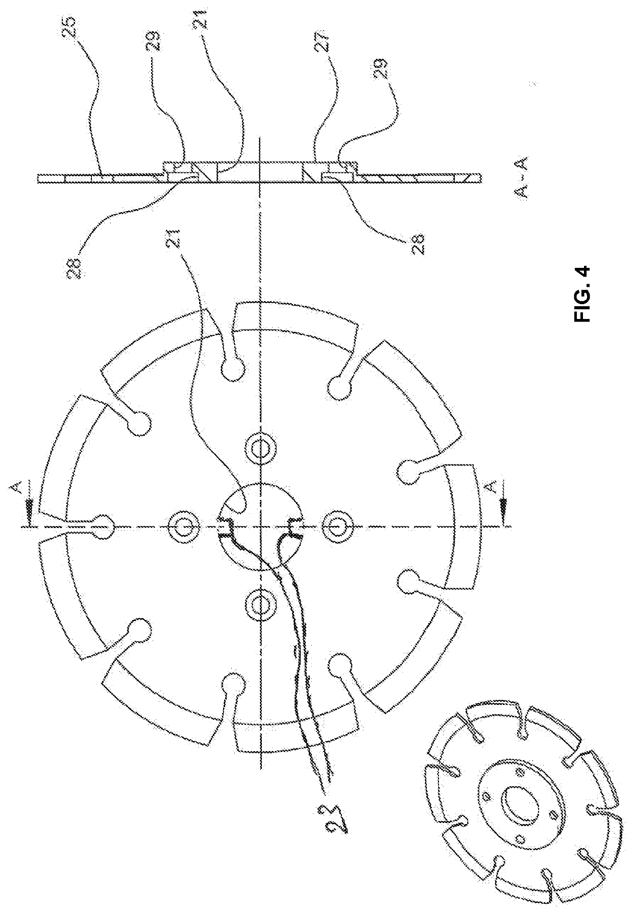 Tool and device for removal of material on surfaces