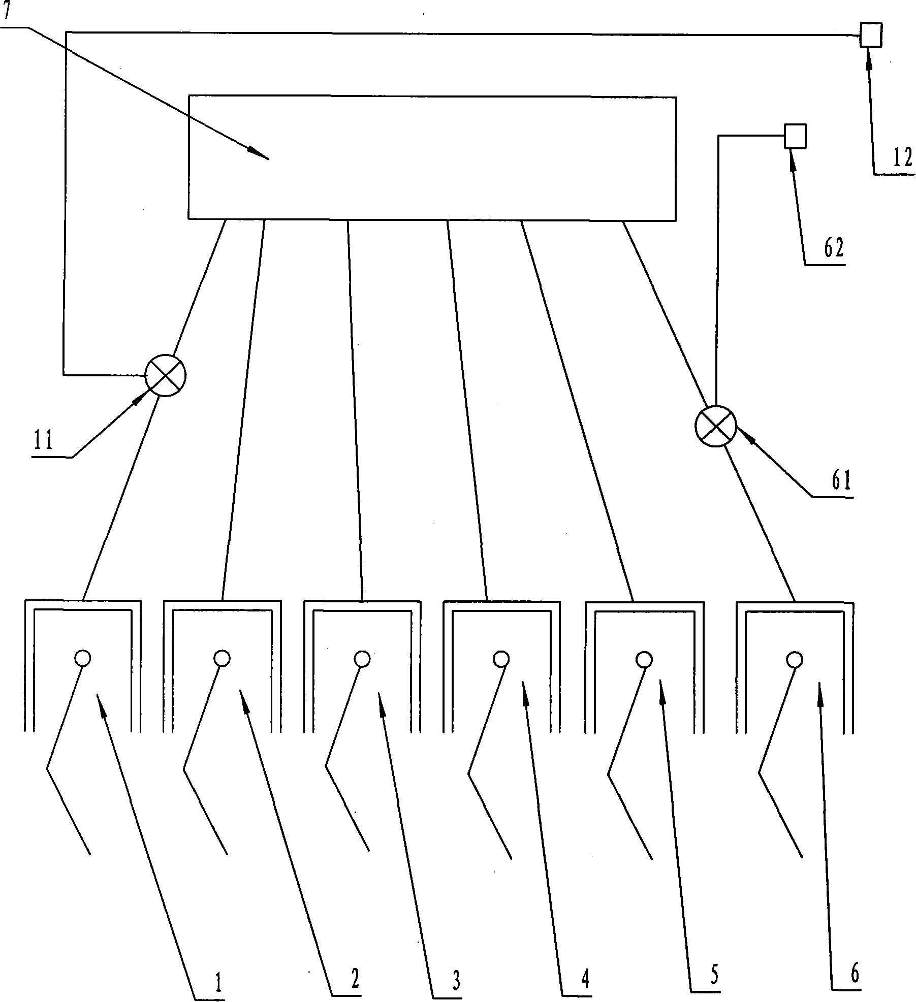 Hexa-cylinder diesel automobile engine fuel-saving apparatus