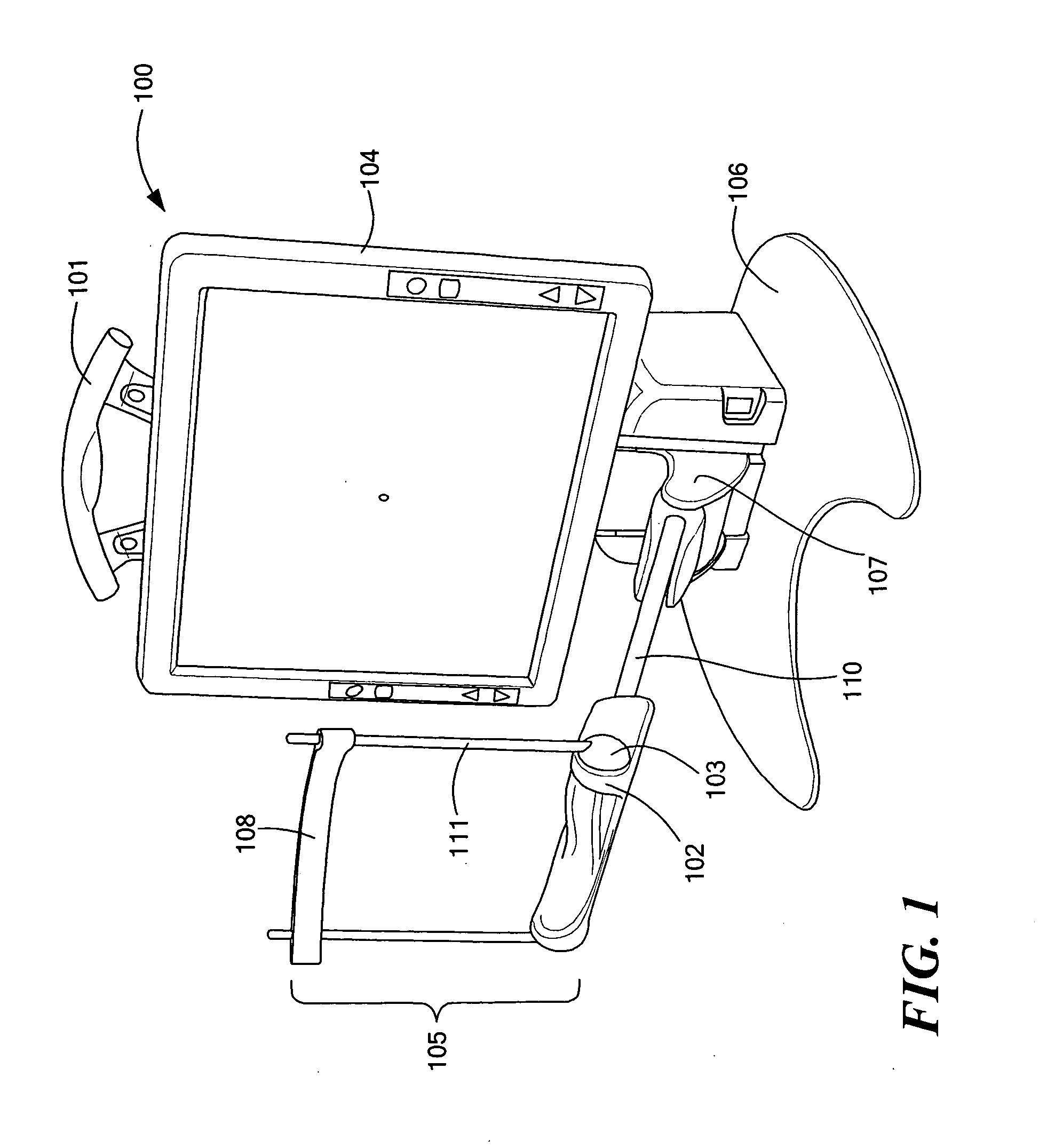 Adjustable device for vision testing and therapy