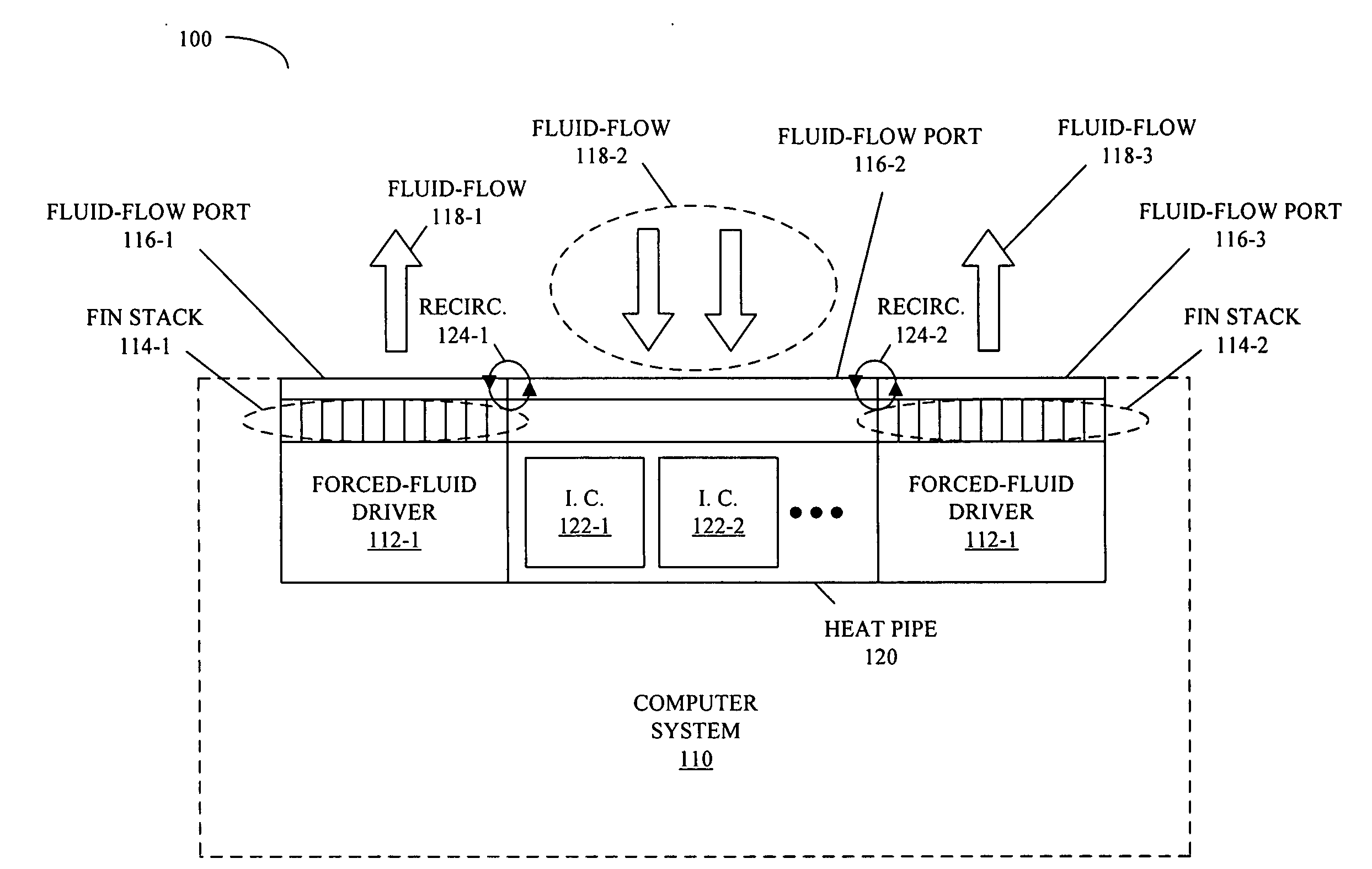 Enhanced vent for outlet for a cooling system