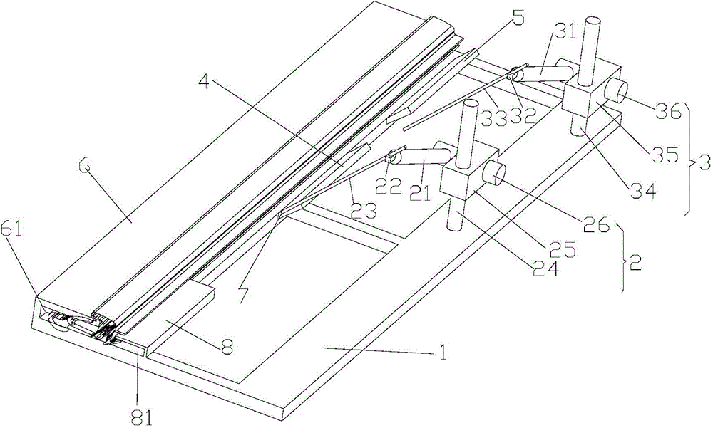 Fluff attaching tool