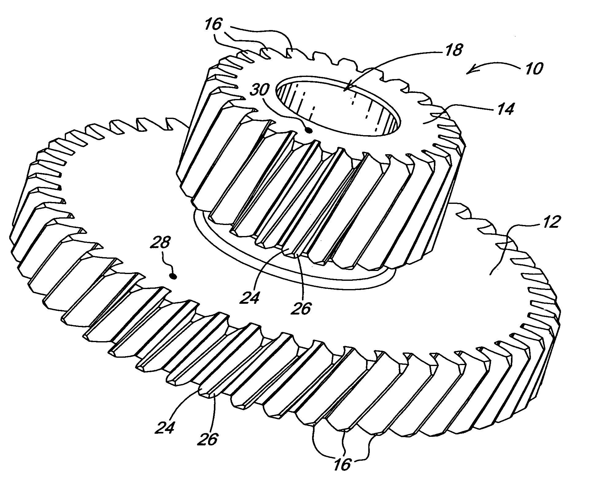 Method of manufacturing compound helical planet gears having different leads