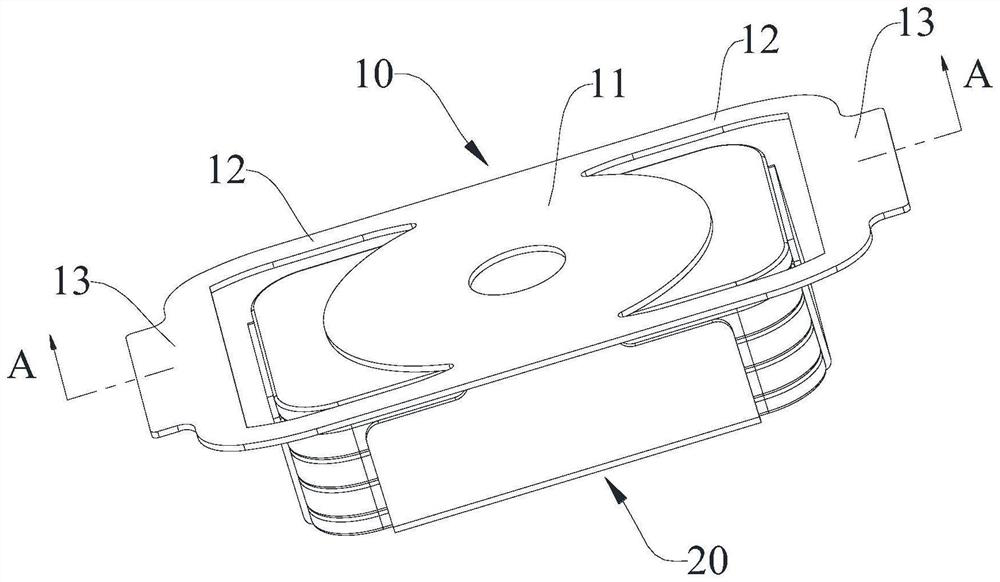 Vibration assembly and touch exciter with same