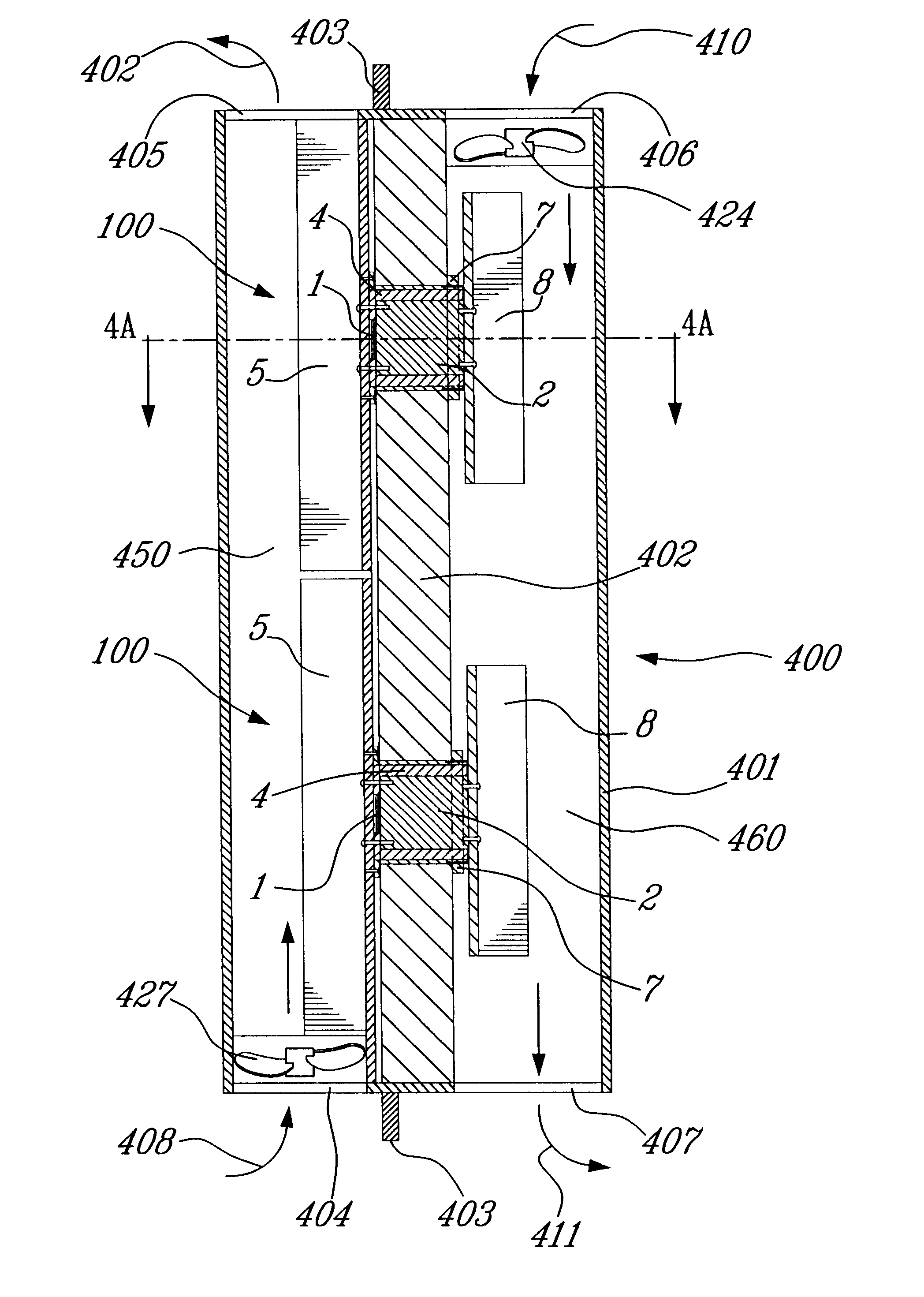 Modular thermoelectric unit and cooling system using same