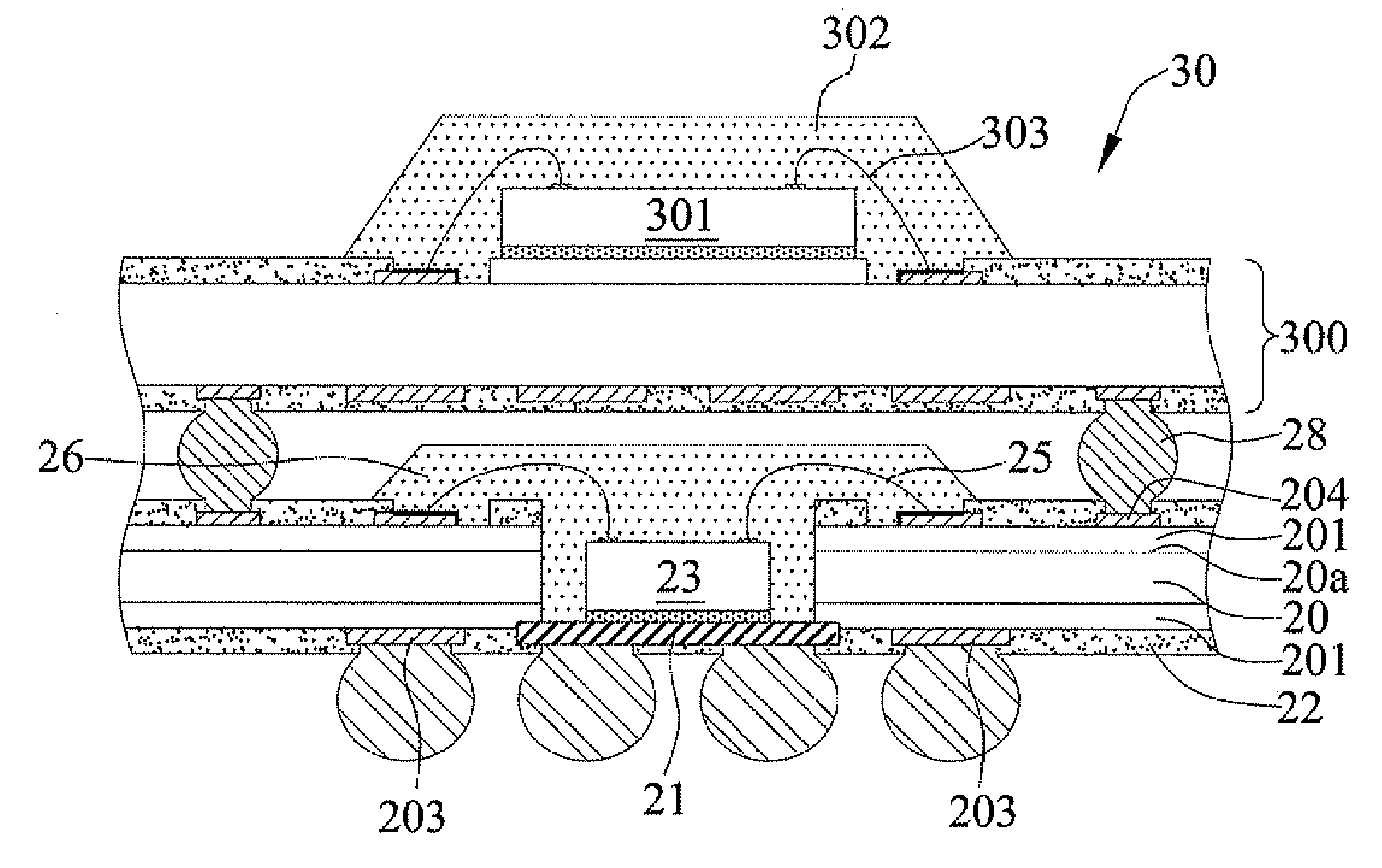 Package substrate structure