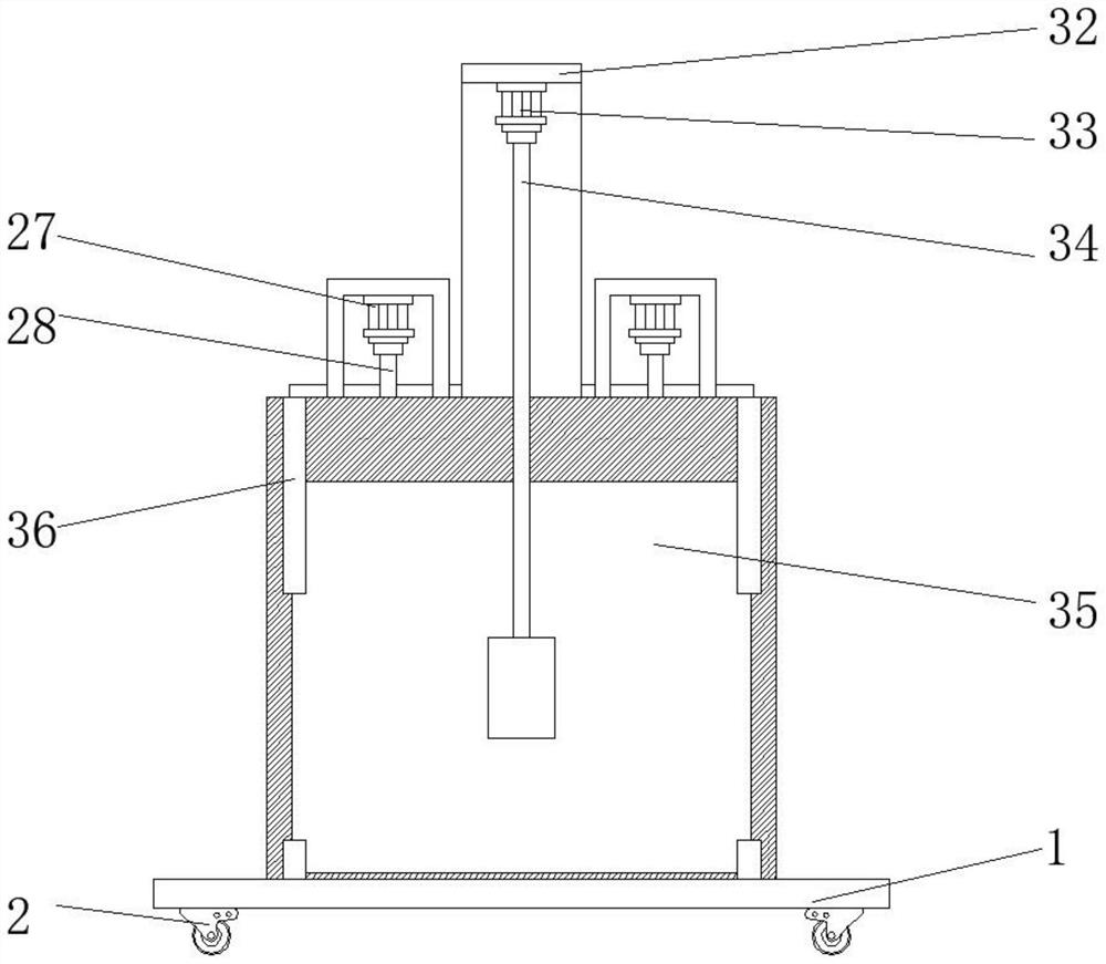 Sedimentation tank cleaning equipment for sewage treatment