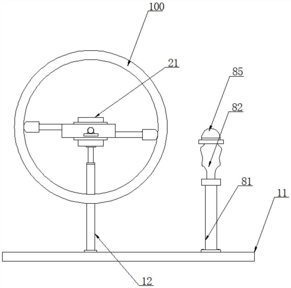 Automobile tire detection and maintenance device for automobile maintenance