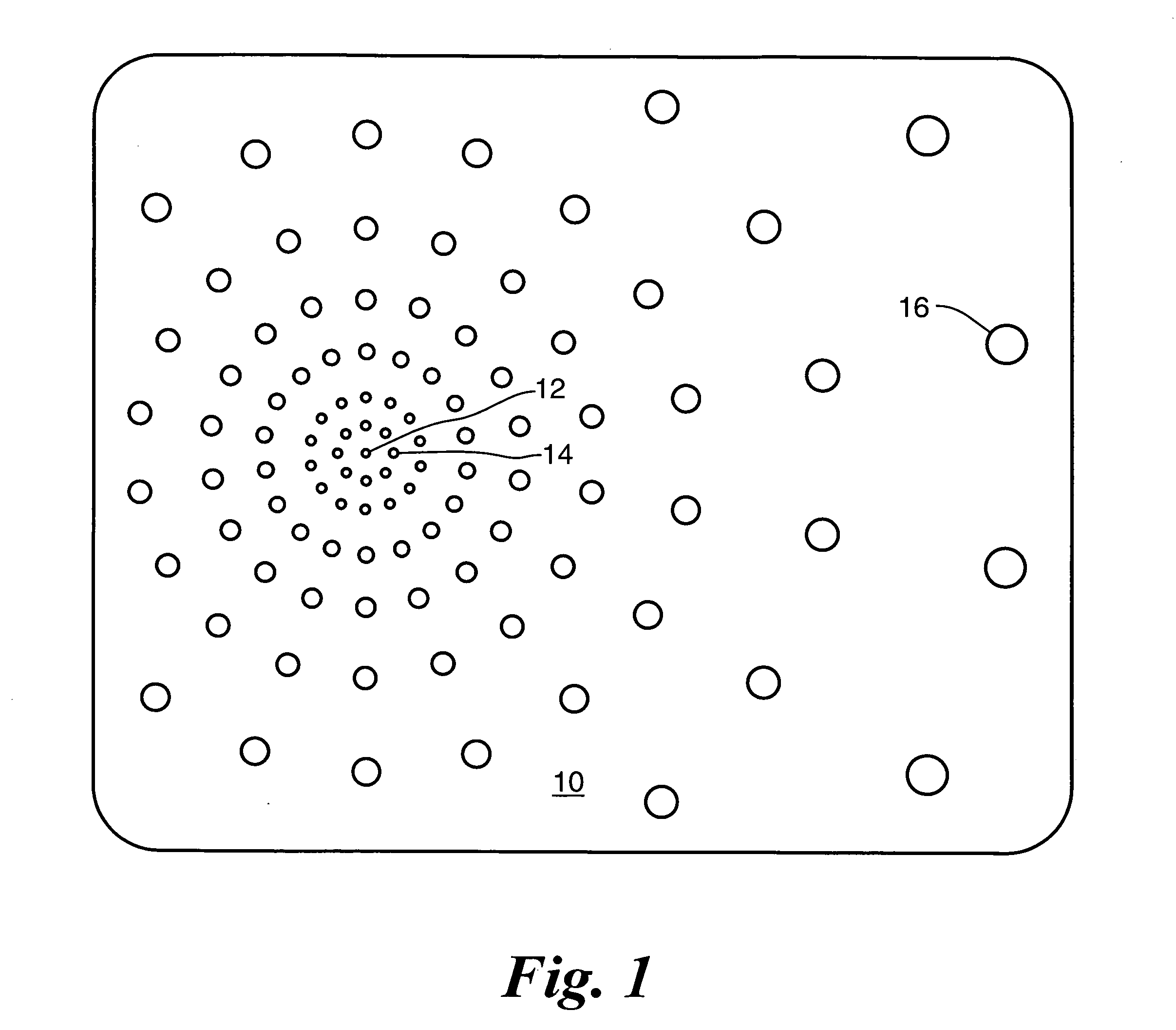 Variable pitch electrode array