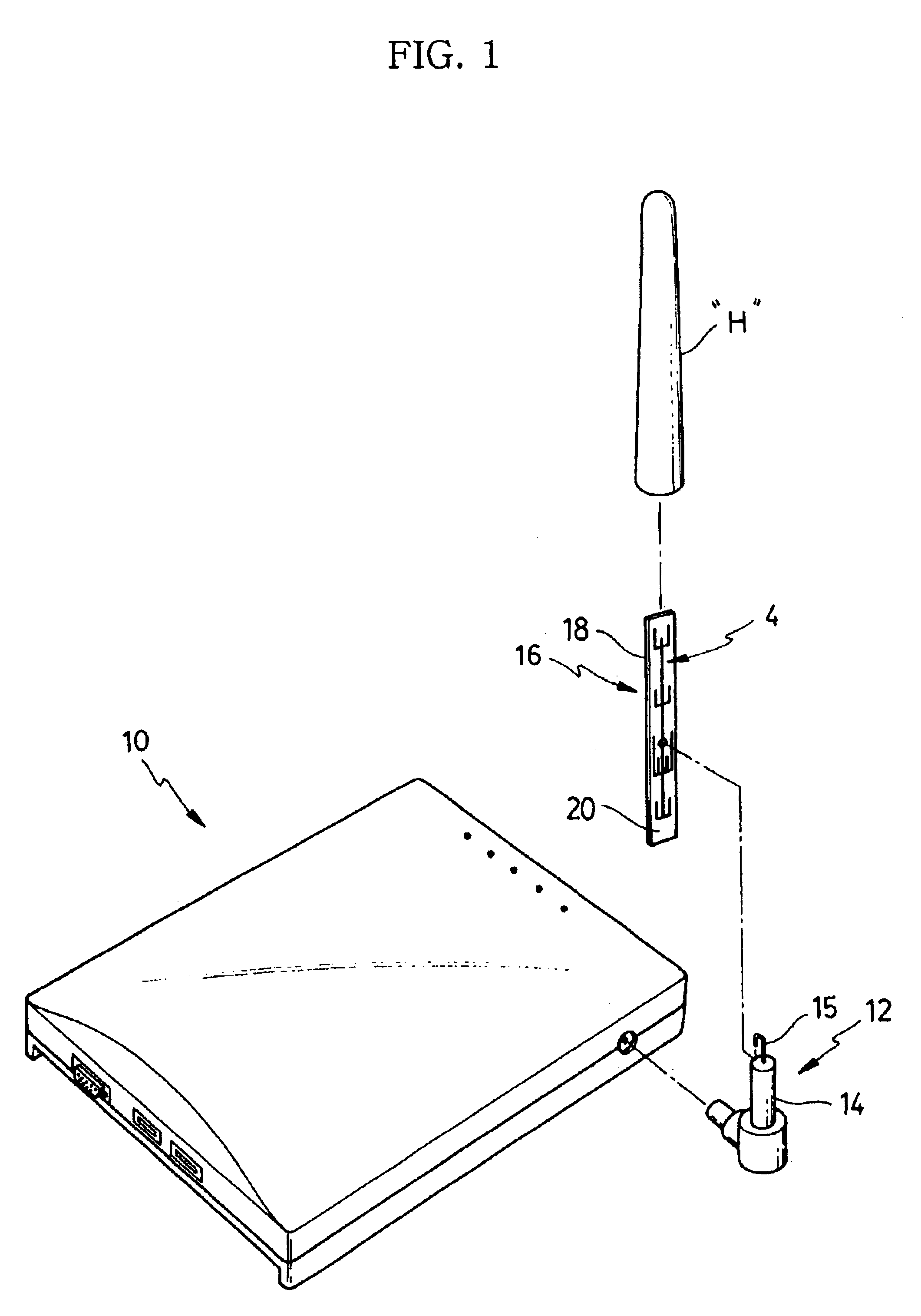 Dual-band omnidirectional antenna for wireless local area network