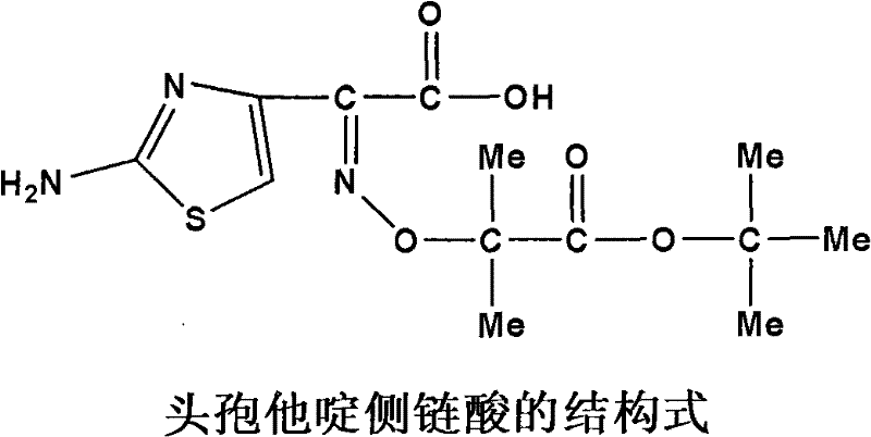 Synthetic process of ceftazidime intermediate