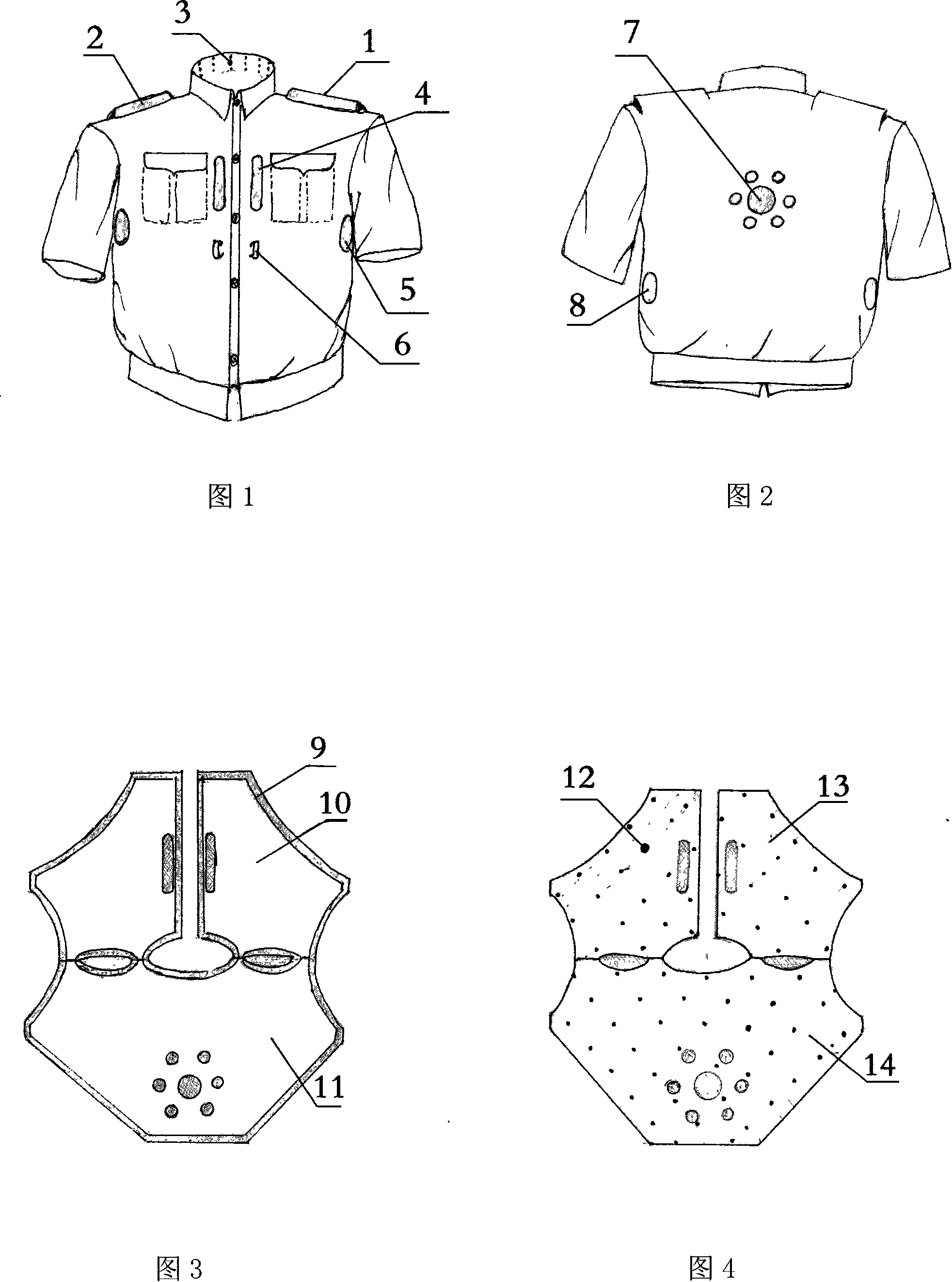 Wind energy cooling clothes and method for manufacturing the same