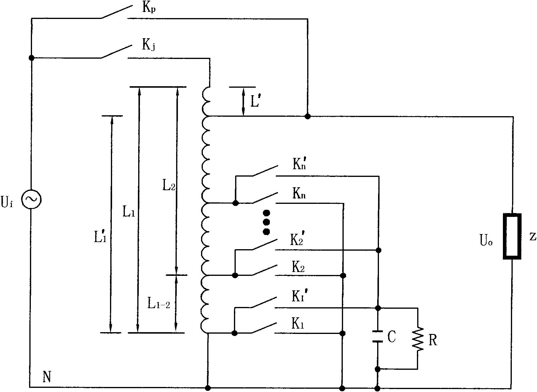 Lighting energy saving device with no flash or overvoltage on basis of logic control