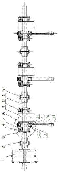 A double-spindle transmission mechanism of a high-speed acupuncture machine