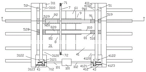 Bridge provided with automatic cleaning type expansion joint device driven by electric motor