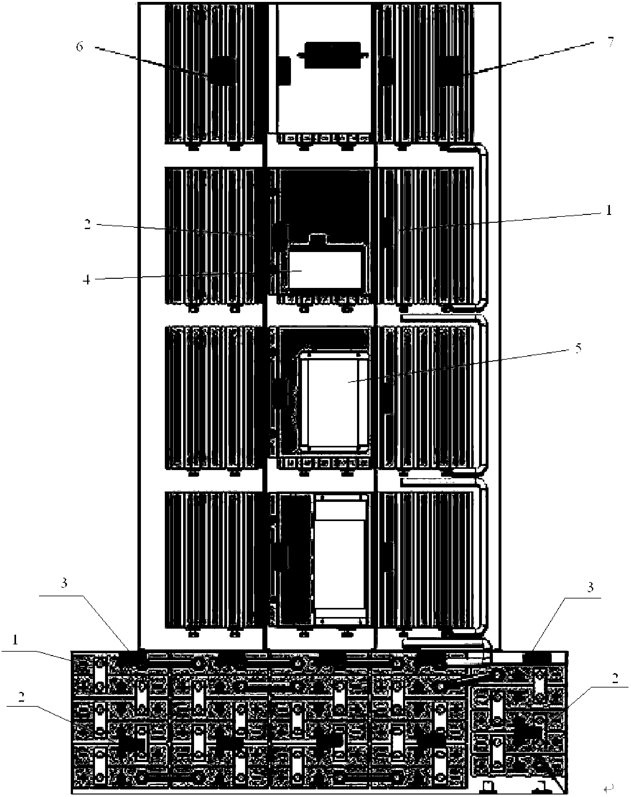 Lithium ion battery flame-retardant and explosion-proof device and method for electric automobile