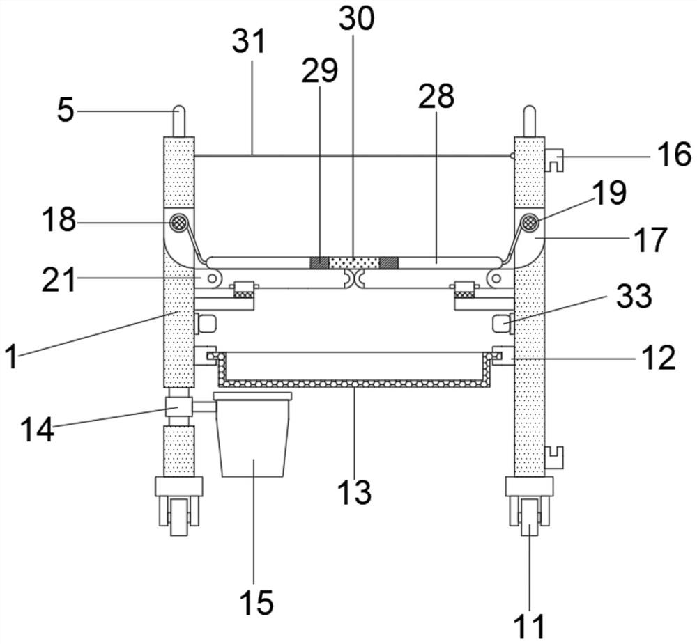 A newborn crib and its use method